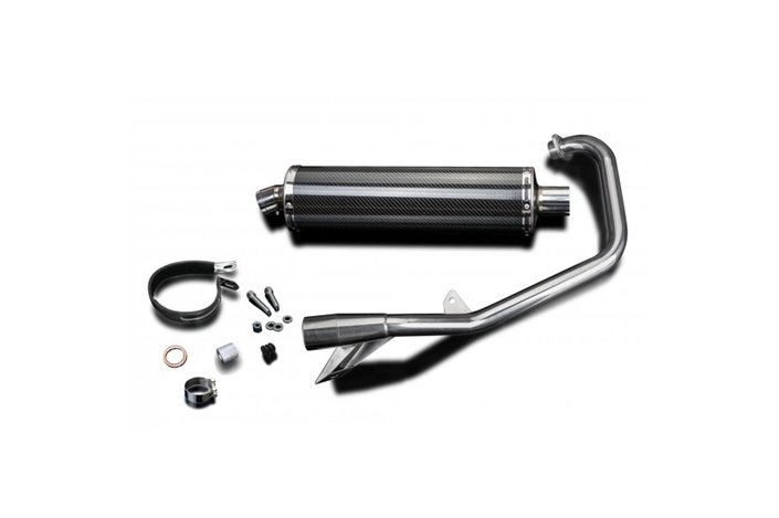 Système d'échappement complet avec silencieux en fibre de carbone 450 mm BSAU Honda CB1100SF X11 1999 2002