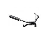 Complete exhaust system bsau oval carbon 450mm honda vfr800 f 2014 2019