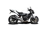 Komplette Abgasanlage 450 mm ovaler Carbon-Schalldämpfer Honda VFR800 X Crossrunner 2011 2014