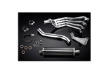 Sistema di scarico completo per Honda Cbr650F Cb650F 14-18 450mm Carbon Ovale Silenziatore