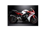 Sistema di scarico completo per Honda Cbr650F Cb650F 14-18 450mm Carbon Ovale Silenziatore