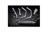 Full Exhaust System for Honda Cbr500R Cb500F Cb500X 13-15 450mm Carbon Oval Bsau Muffler