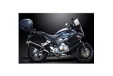 Komplette Abgasanlage für Honda Vfr800X Crossrunner 11-14, 450 mm ovaler Carbon-Schalldämpfer