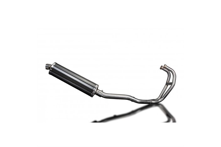 Complete Exhaust System for Kawasaki Gpz500S 2-1 450mm Carbon Oval Bsau Muffler