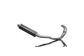 Complete Exhaust System for Kawasaki Gpz500S 2-1 450mm Carbon Oval Bsau Muffler