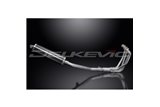 Système d'échappement complet pour Suzuki Gsx750 98-02, silencieux ovale en carbone de 450mm