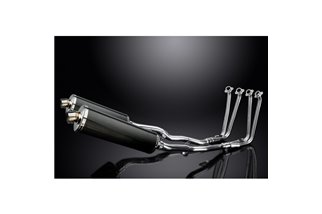 Komplette Abgasanlage für Yamaha Fjr1300 2006–2023, 450 mm Carbon-Oval-Bsau-Schalldämpfer