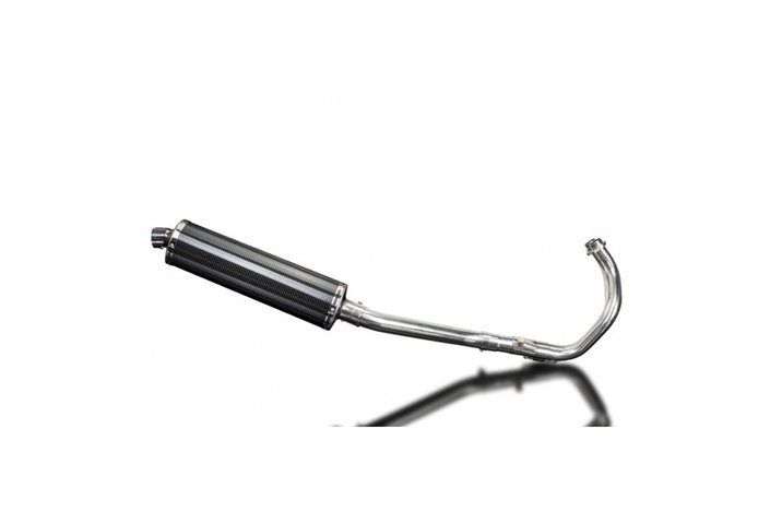 Complete exhaust system for Yamaha Tracer 700 450 mm carbon oval silencer