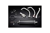 Complete exhaust system for Yamaha Tracer 700 450 mm carbon oval silencer