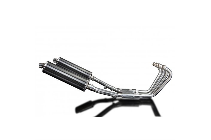 Complete Exhaust System for Xjr1300 2004-2006 / 450 mm (18 inch) Carbon Fiber Oval Muffler 4-2