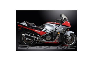 Sistema di scarico completo per Yamaha Fj1100 1984-1985 450mm Carbon Ovale Silenziatori