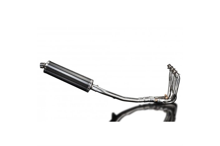 BSAU oval carbon full exhaust system 450mm kawasaki klz1000 versys 2019 2021