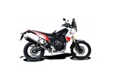 Sistema di scarico completo bsau ovale in carbonio 450mm kawasaki zzr1400 2008 2011