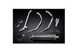 Sistema di scarico completo per Honda Crf1000L Africa Twin 16-19 Silenziatore 450mm Carbon Ovale Bsau