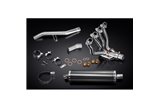 Sistema di scarico completo per Kawasaki Gtr1400 07-20 450mm Ovale Carbon Silenziatore