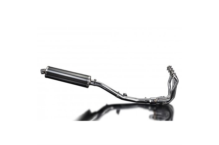 Full Exhaust System for Kawasaki Versys 1000 10-14 Full 4-1 450mm Carbon Oval Bsau Muffler