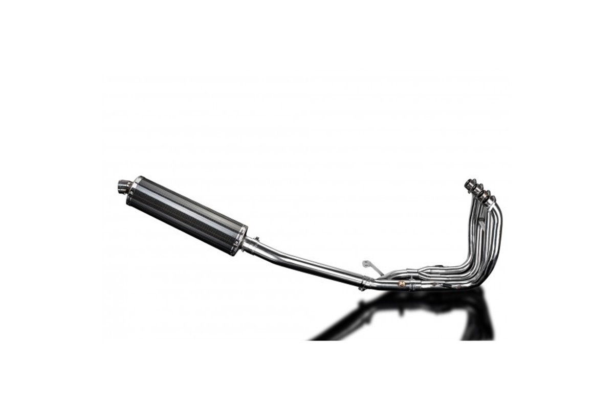 Full Exhaust System for Suzuki Gsx1300R Hayabusa 2008-2020 4-1 450mm Carbon Oval Muffler