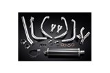 Full Exhaust System for Suzuki Gsx1300R Hayabusa 2008-2020 4-1 450mm Carbon Oval Muffler