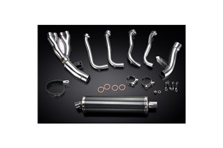 Full Exhaust System for Yamaha Fz1 Fazer Fz1S 06-15 Full 4-1 450mm Carbon Oval Bsau Muffler