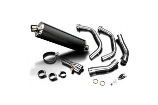 Sistema di scarico completo per Honda Cmx500 Cmx300 Rebel 2017-2023 2-1 Silenziatore in carbonio ovale da 450 mm