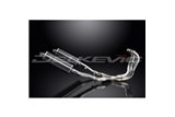 Ligne d'échappement complète silencieux ovale 350 mm carbone bsau kawasaki gpz500s 1987 2007