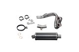 Complete exhaust system 350 mm oval carbon bsau silencers yamaha xjr1200 1995 1998