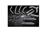 Complete exhaust system for Honda Cbr1100Xx Blackbird 350mm Carbon Oval Bsau