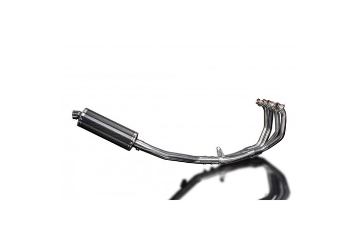 Full Exhaust System for Honda Cbr600Fs Sport 2001-03 4-1 350mm Oval Carbon Muffler