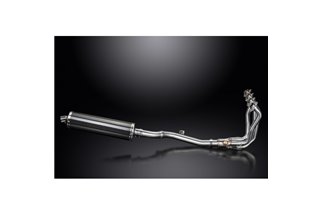 Système d'échappement complet pour Kawasaki 1000Sx Ninja 2020-2023, silencieux ovale en carbone de 450mm