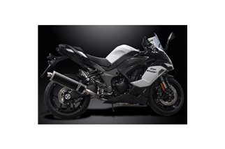 Système d'échappement complet pour Kawasaki 1000Sx Ninja 2020-2023, silencieux ovale en carbone de 450mm