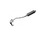 Sistema di scarico completo silenziatori ovali in carbonio da 350 mm yamaha fj1100 1984 1985