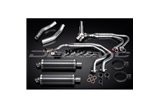 Sistema di scarico completo per Honda St1300 Pan European Abs 350mm Carbon Ovale Bsau