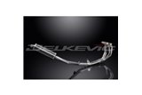 Sistema di scarico completo per Honda Cbr600F 2001-2006 350mm Carbon Ovale Silenziatore