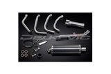 Sistema di scarico completo per Honda Cb1100Sf X11 1999-02 Full 4-1 350mm Carbon Ovale Bsau Silenziatore