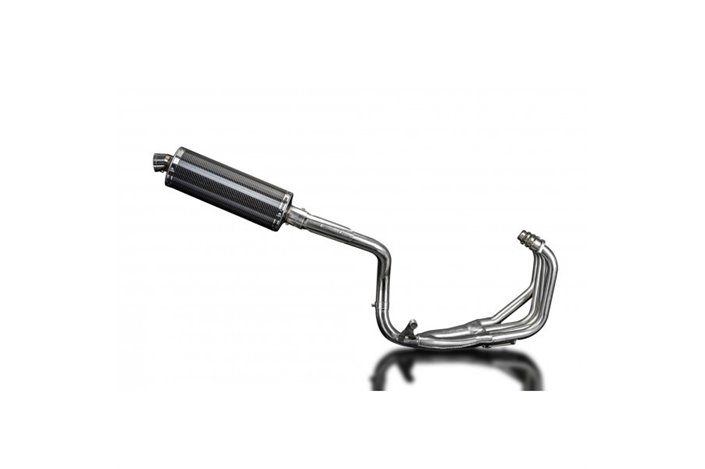 Full Exhaust System for Honda Cb600F Hornet 1998-02 350mm Carbon Oval Muffler