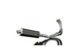 Full Exhaust System for Kawasaki Z650 17-22 200mm Round Carbon Muffler