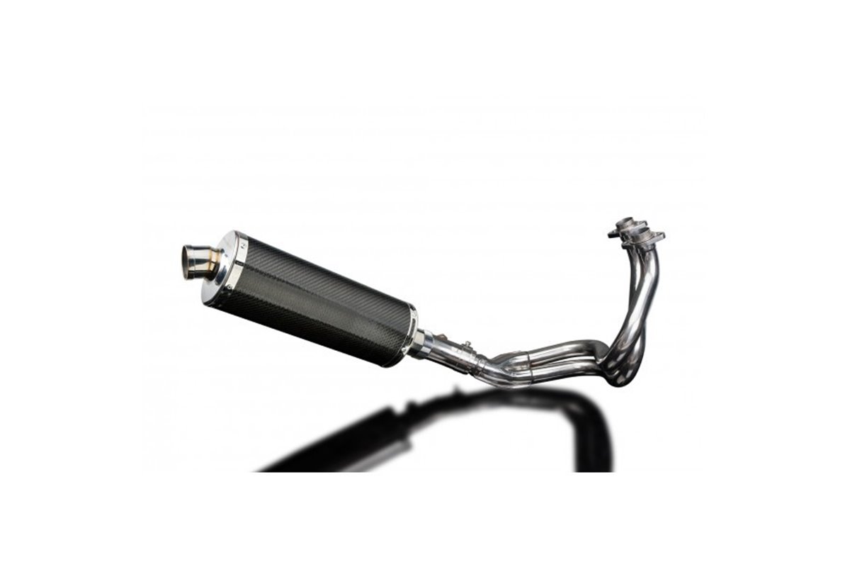 Full Exhaust System for Kawasaki Kle650 Versys 2007-14 Muffler 350mm Carbon Tri Bsau