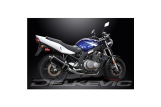 Système d'échappement complet pour Suzuki Gs500 E/F 1989-2009 2-1 350mm silencieux ovale en carbone