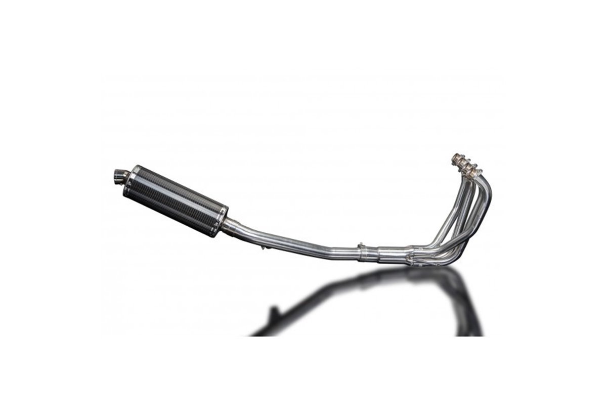 Full Exhaust System for Suzuki Gsx750 98-02 350mm Carbon Oval Bsau Muffler