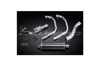 Système d'échappement complet pour Yamaha Yzf-R3 2015-20 Mt03 2017-20 350 mm ovale en carbone