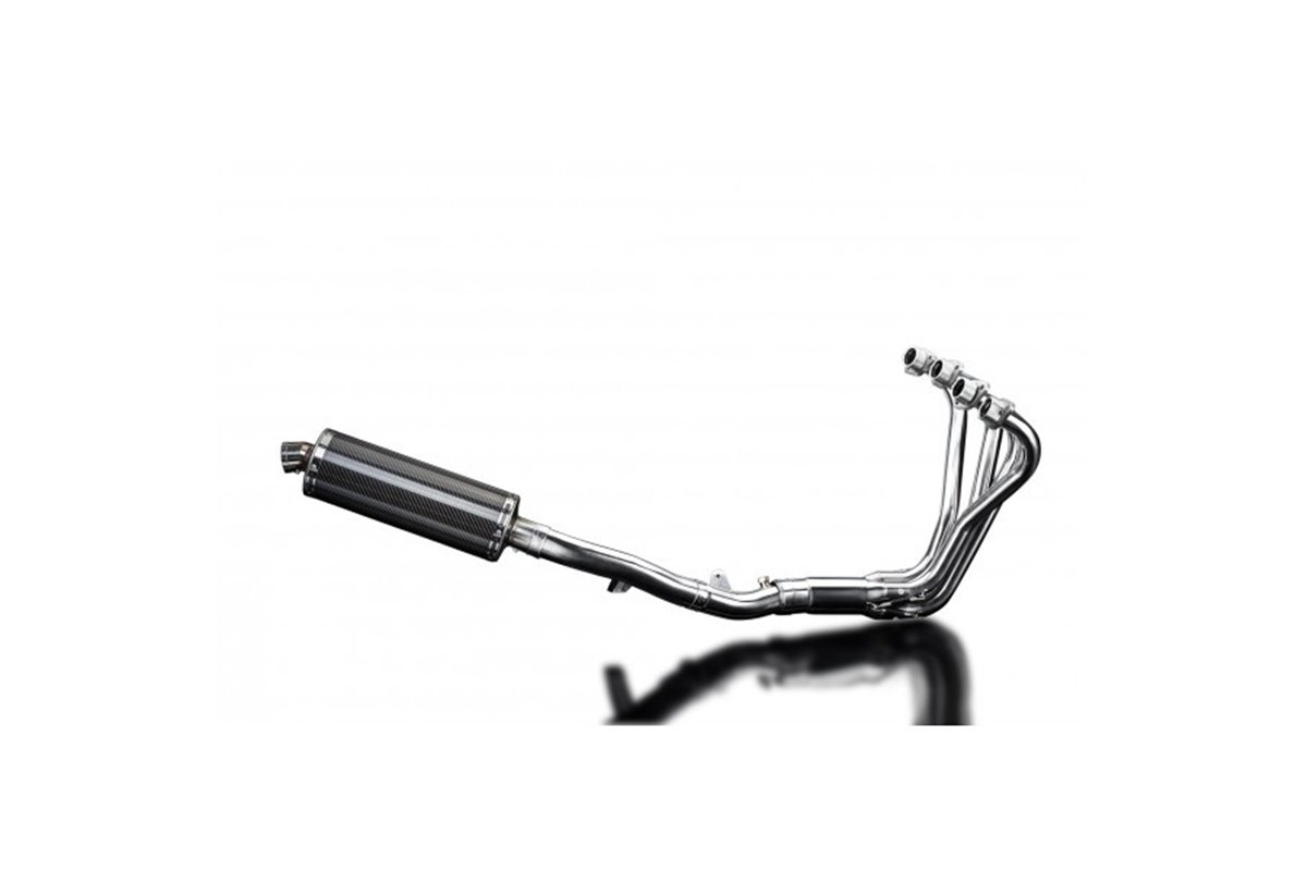 350 mm oval carbon bsau full exhaust system honda vfr800 f 2014 2019