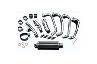 350 mm oval carbon bsau full exhaust system honda vfr800 f 2014 2019