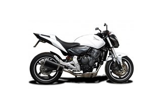 Komplette Abgasanlage 350 mm ovaler Carbon-Schalldämpfer Honda VFR800 X Crossrunner 2011 2014