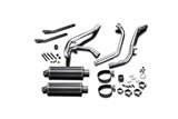 Complete exhaust system 350 mm oval carbon bsau silencers yamaha fjr1300 2006 2020