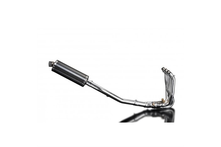 BSAU oval carbon full exhaust system 350 mm suzuki gsx1300r hayabusa 2008 2019