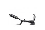 350mm Carbon Fiber Muffler Full Exhaust System BSAU Kawasaki KLZ1000 Versys 2010 2014