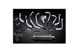 Système d'échappement complet pour Honda Vfr800F 14-19 Vfr800X 15-19 350mm Carbon Oval Bsau