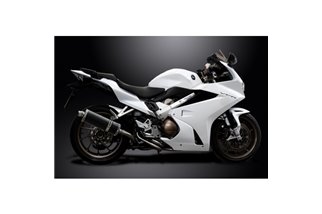 Système d'échappement complet pour Honda Vfr800F 14-19 Vfr800X 15-19 350mm Carbon Oval Bsau