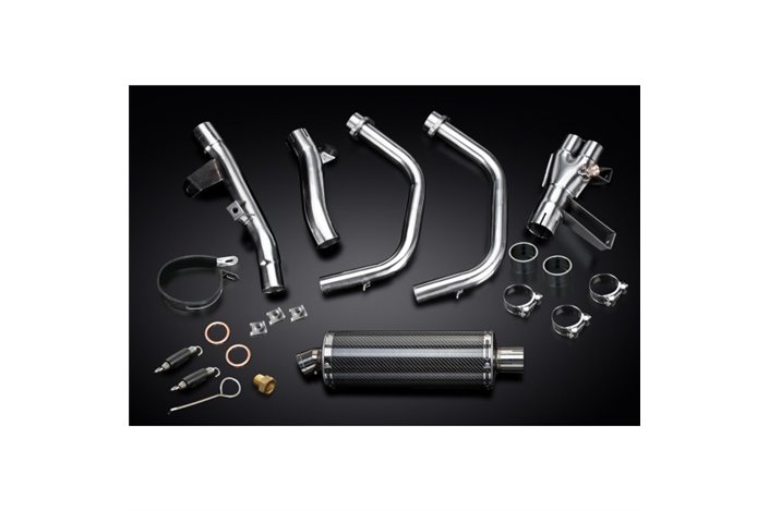 Full Exhaust System for Honda Cbr500R Cb500F Cb500X 13-15 350mm Carbon Oval Bsau Muffler