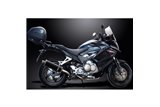 Komplette Abgasanlage für Honda Vfr800X Crossrunner 11-14, ovaler 350-mm-Carbon-Schalldämpfer